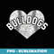 Bulldogs Baseball Softball High School Team Mascot Mom - Sublimation PNG File