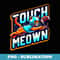 Touch Meown American Football Footballer Player Football Cat - Exclusive PNG Sublimation Download