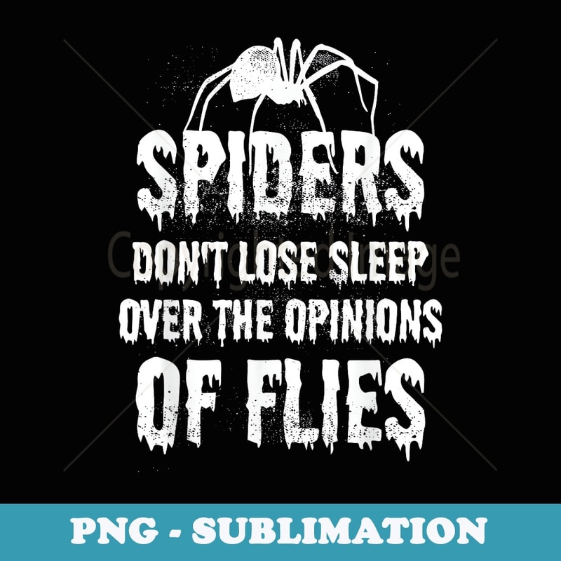 Pastel Goth Kawaii Punk Spiders Dont Lose Sleep - Instant PNG Sublimation Download