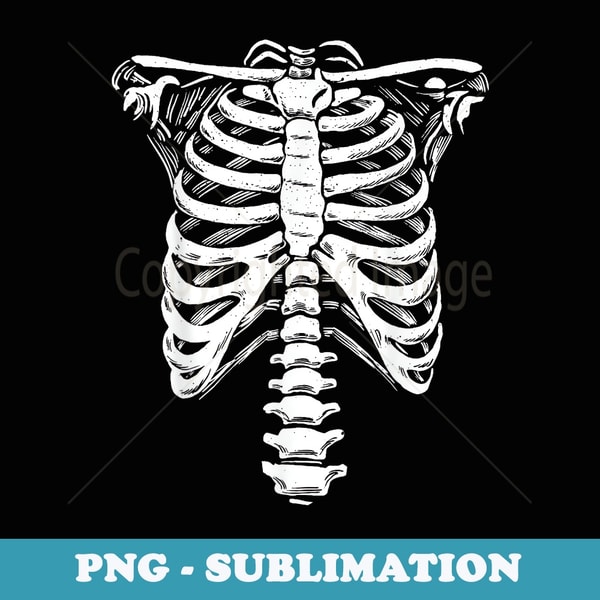 Skeleton Rib Cage Simple Halloween Costume Skeleton - Decora | Inspire ...