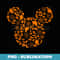Disney Mickey Mouse Halloween Silhouette - Decorative Sublimation PNG File