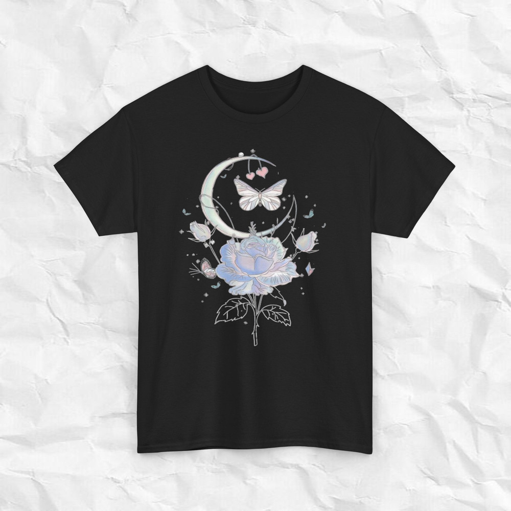 Flower Shirt Gift For Her Flower Shirt Aesthetic Floral Graphic Tee Pastel Floral Shirt Etherea