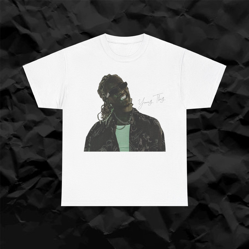 Young Thug T-Shirt, Rap Tee Graphic, Hip Hop Vintage Style, Rap Tee Concert Merch, Thugger Slime Season, Retro 90s Shirt, Unisex Cotton Tee 1.jpg