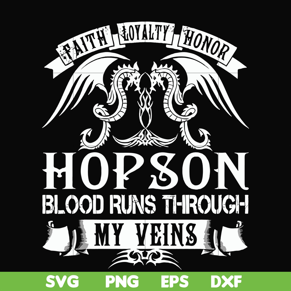 FN000201-Hopson blood runs through my veins svg, png, dxf, eps file FN000201.jpg