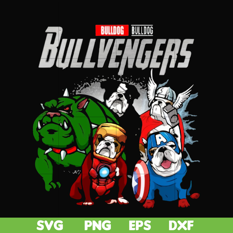 FN000411-Bullvengers svg, png, dxf, eps file FN000411.jpg