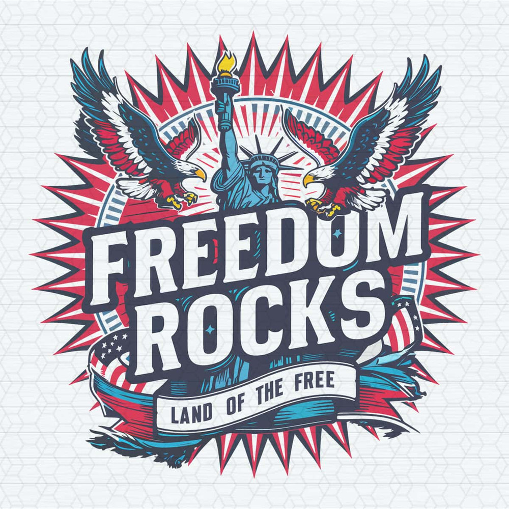 Freedom Rocks Land Of The Free PNG.jpg