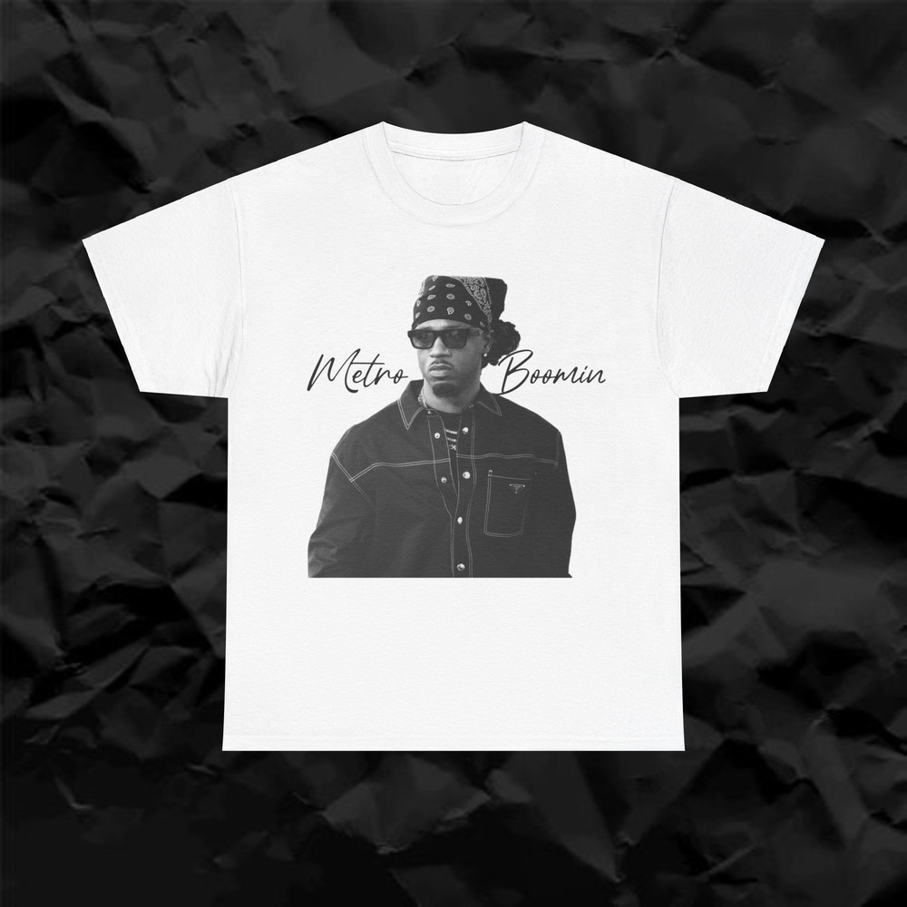 METRO BOOMIN Vintage Shirt Metro Boomin HipHopRap Concert Merch Heroes And Villains Album Y2K M