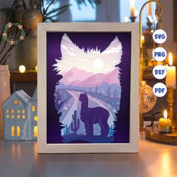 apalca paper cut light box template, 3d shadow box svg files, shadow box paper cut, light box svg, 3d papercut light bo