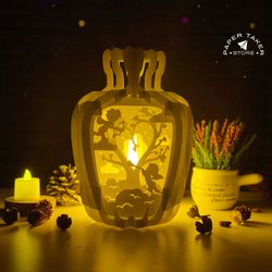 love pop up svg template, love vase pop up svg for cricut projects, sliceform paper cut lightbox