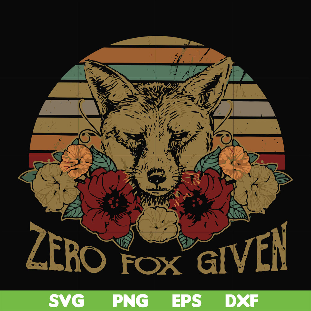 FN000349-Zero fox given svg, png, dxf, eps file FN000349.jpg