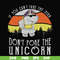 FN000772-If you can't take the stab don't poke the unicorn svg, png, dxf, eps file FN000772.jpg