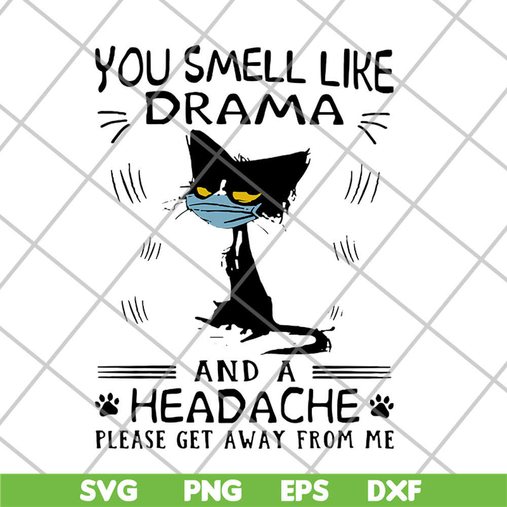 FN11062111-Black cat you smell svg, png, dxf, eps digital file FN11062111.jpg