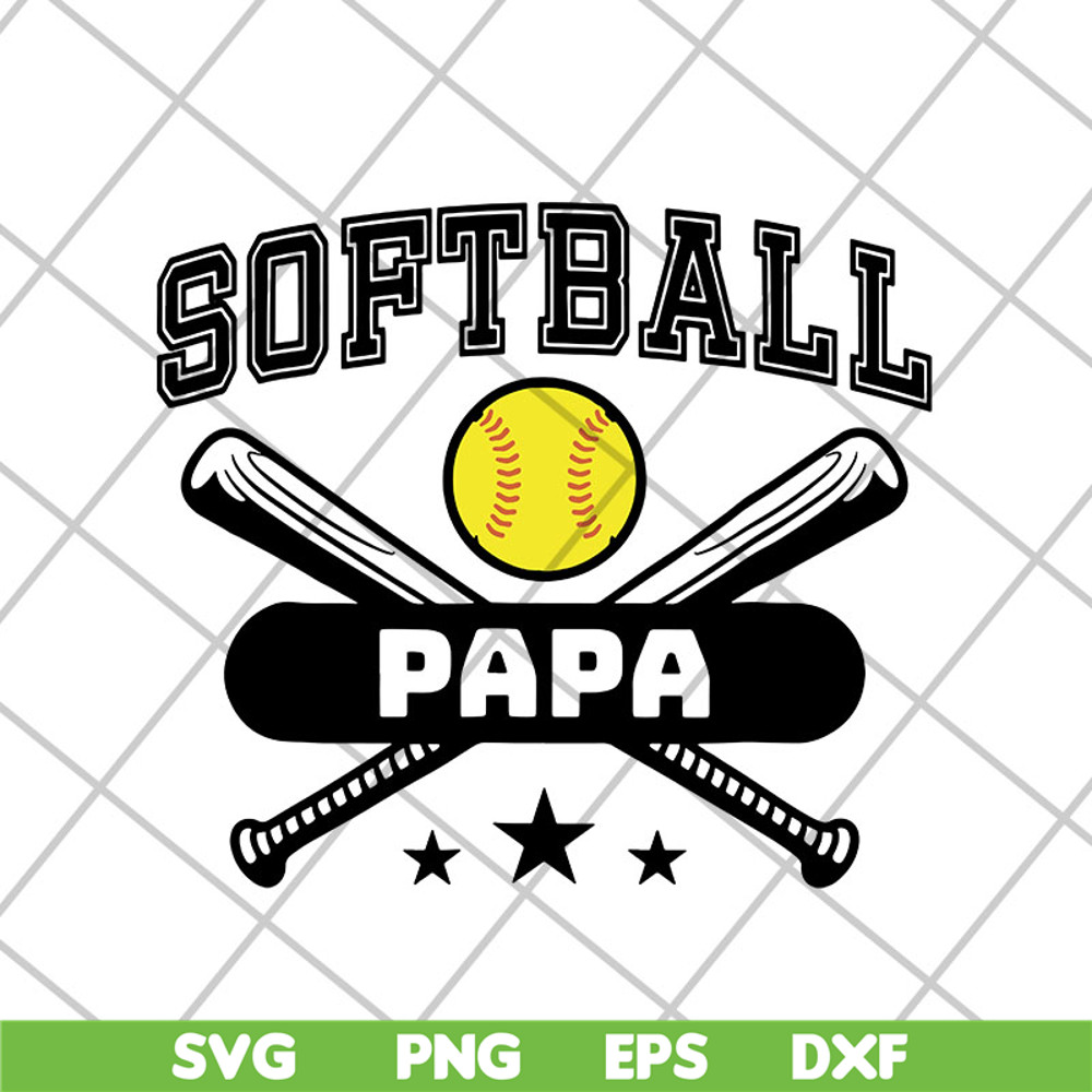 FTD06052135-softball papa svg, png, dxf, eps digital file FTD06052135.jpg