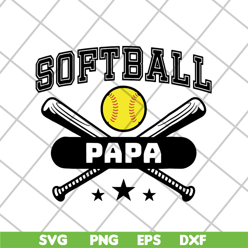 FTD06052135-softball papa svg, png, dxf, eps digital file FTD06052135.jpg