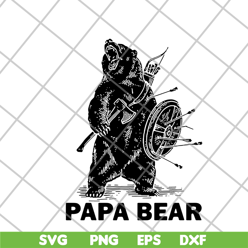 FTD24052106- papa bear svg, png, dxf, eps digital file FTD24052106.jpg
