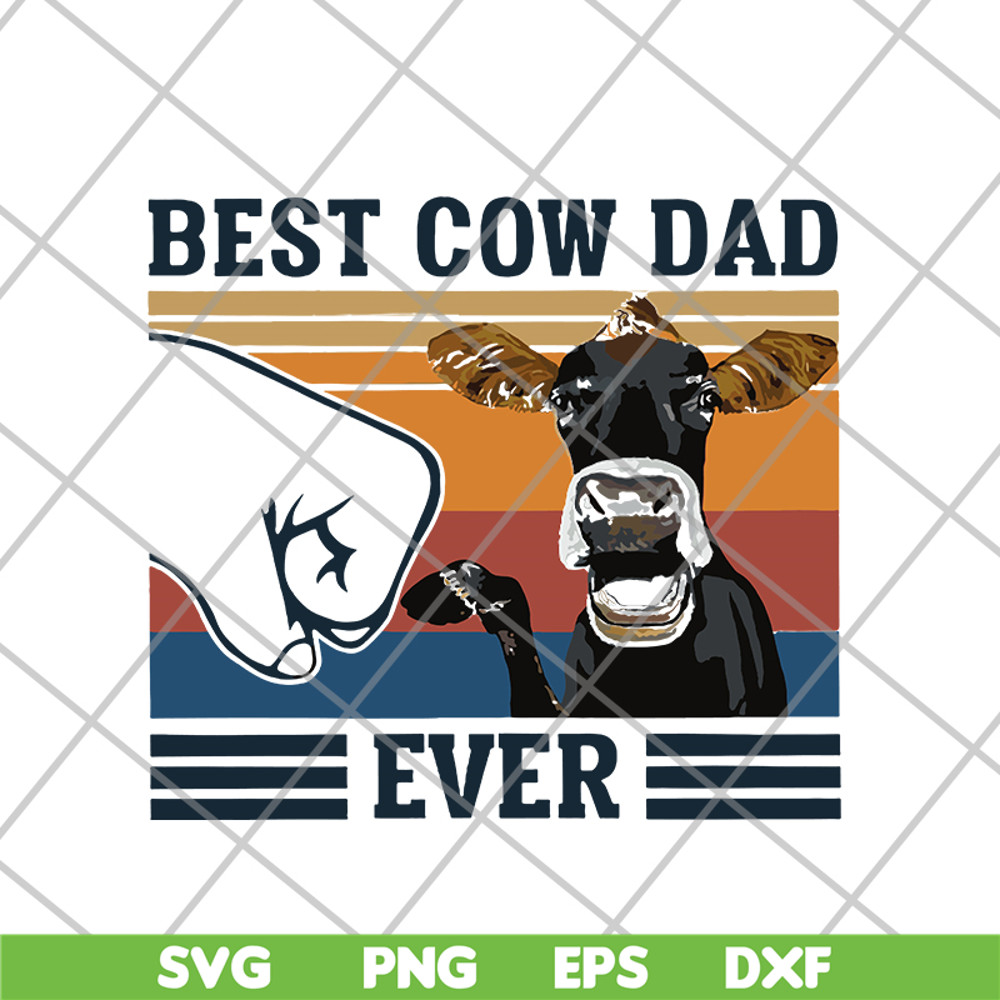 FTD24052122-best cow dad ever svg, png, dxf, eps digital file FTD24052122.jpg
