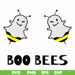 boo bees, halloween svg, png, dxf, eps digital file hlw0009