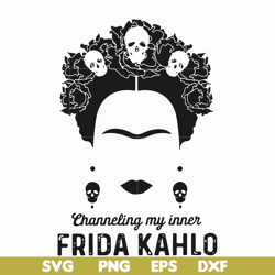 frida kahlo svg, png, dxf, eps file fn000354