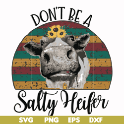 don't be a sally heifer svg, png, dxf, eps file fn000372