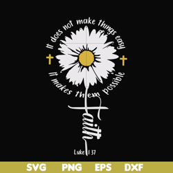 it does not make things easy it makes them possible svg, png, dxf, eps file fn000990