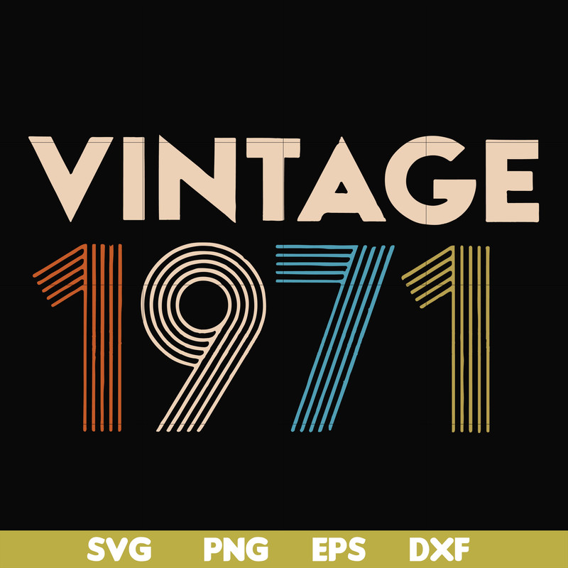 FN000169-Vintage 1971 svg, png, dxf, eps file FN000169.jpg
