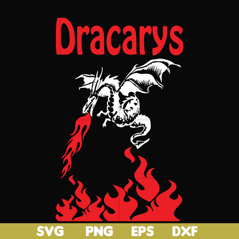 FN000299-Dracarys svg, png, dxf, eps file FN000299.jpg
