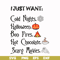 HLW0011-I just want halloween svg, png, dxf, eps digital file HLW0011.jpg