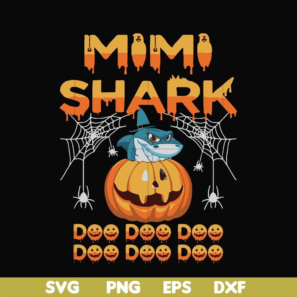 HLW0160-Mimi shark svg, png, dxf, eps digital file HLW0160.jpg