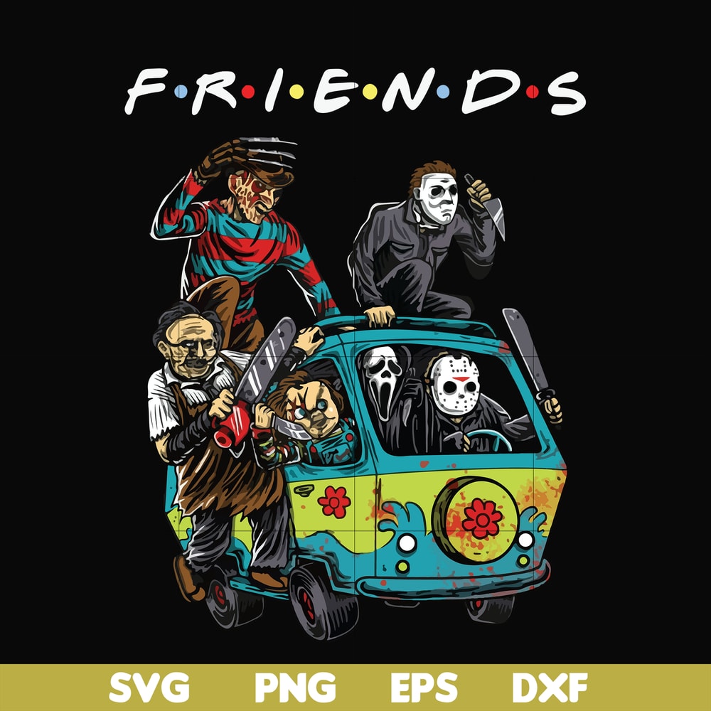 HLW2307202-Scary Friends Horror svg, Halloween svg, png, dxf, eps digital file HLW2307202.jpg