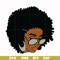 OTH00014-Unbothered Black Girl Svg, Afro Woman Svg, African American Woman svg, png, dxf, eps file OTH00014.jpg