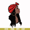 OTH00021-Unbothered Black Girl Svg, Afro Woman Svg, African American Woman svg, png, dxf, eps file OTH00021.jpg