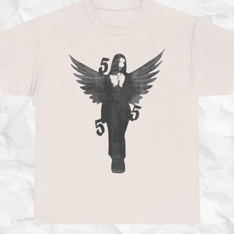 Fallen Angel Tee Dark Gothic Angel Artwork Dark Aesthetic Art Shirt Unisex Heavy Cotton Teejpg