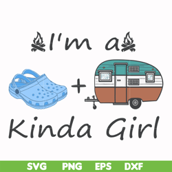 i am a kinda girl svg, png, dxf, eps digital file cmp073