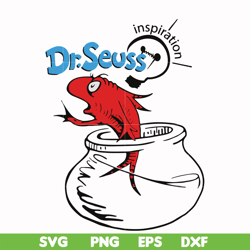 dr.seuss inspiration svg, png, dxf, eps file dr00014