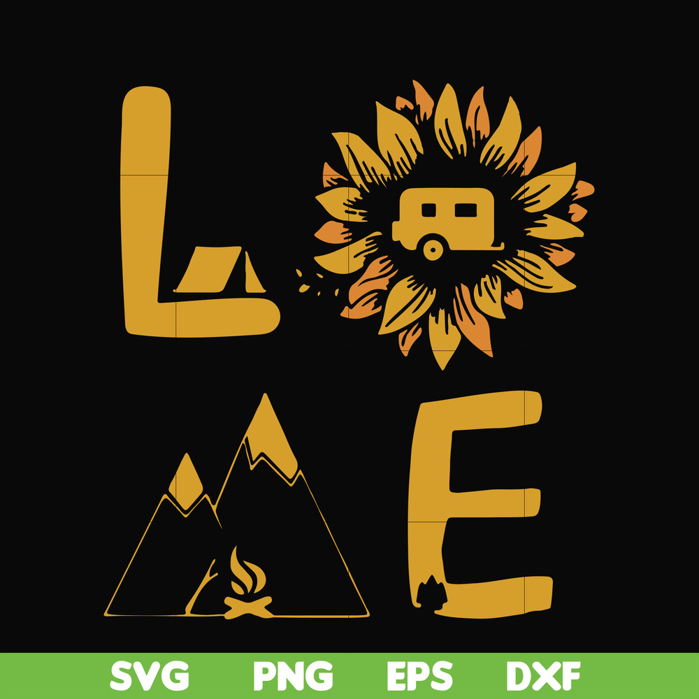 CMP010-LOVE camping svg, png, dxf, eps digital file CMP010.jpg