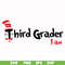 DR00066-Third grader I am svg, png, dxf, eps file DR00066.jpg