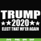 FN00025-Trump 2020 elect that mf'er again svg, png, dxf, eps file FN00025.jpg