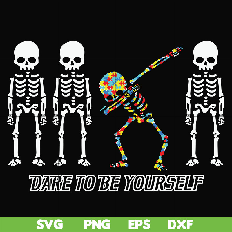 FN00057-Dare to be yourself svg, png, dxf, eps file FN00057.jpg