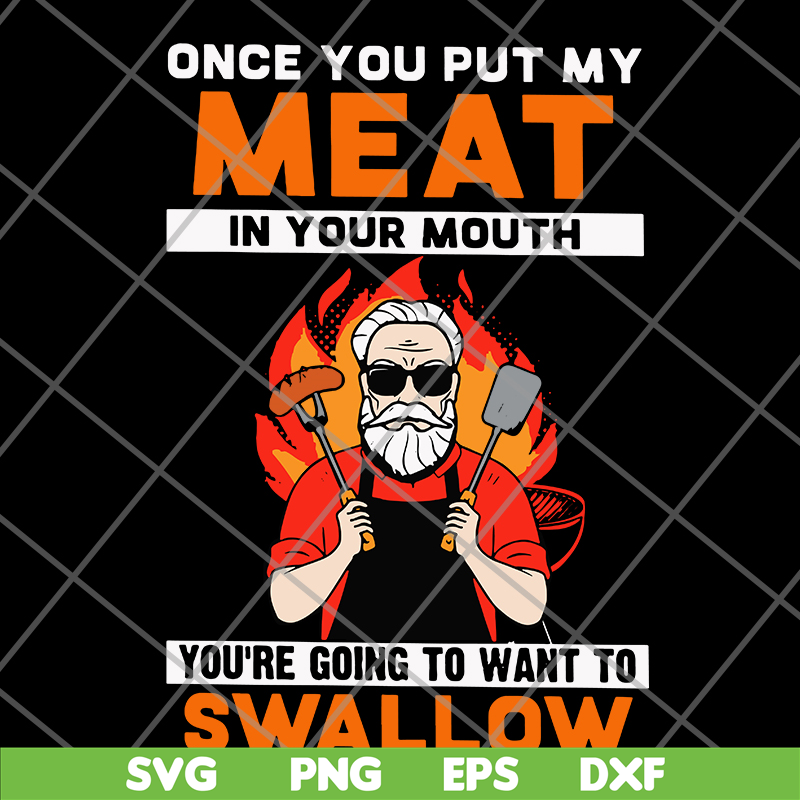 FN11062106- Old Man BBQ Funny svg, png, dxf, eps digital file FN11062106.jpg