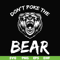 CMP037-Don't poke the bear camping svg, png, dxf, eps digital file CMP037.jpg