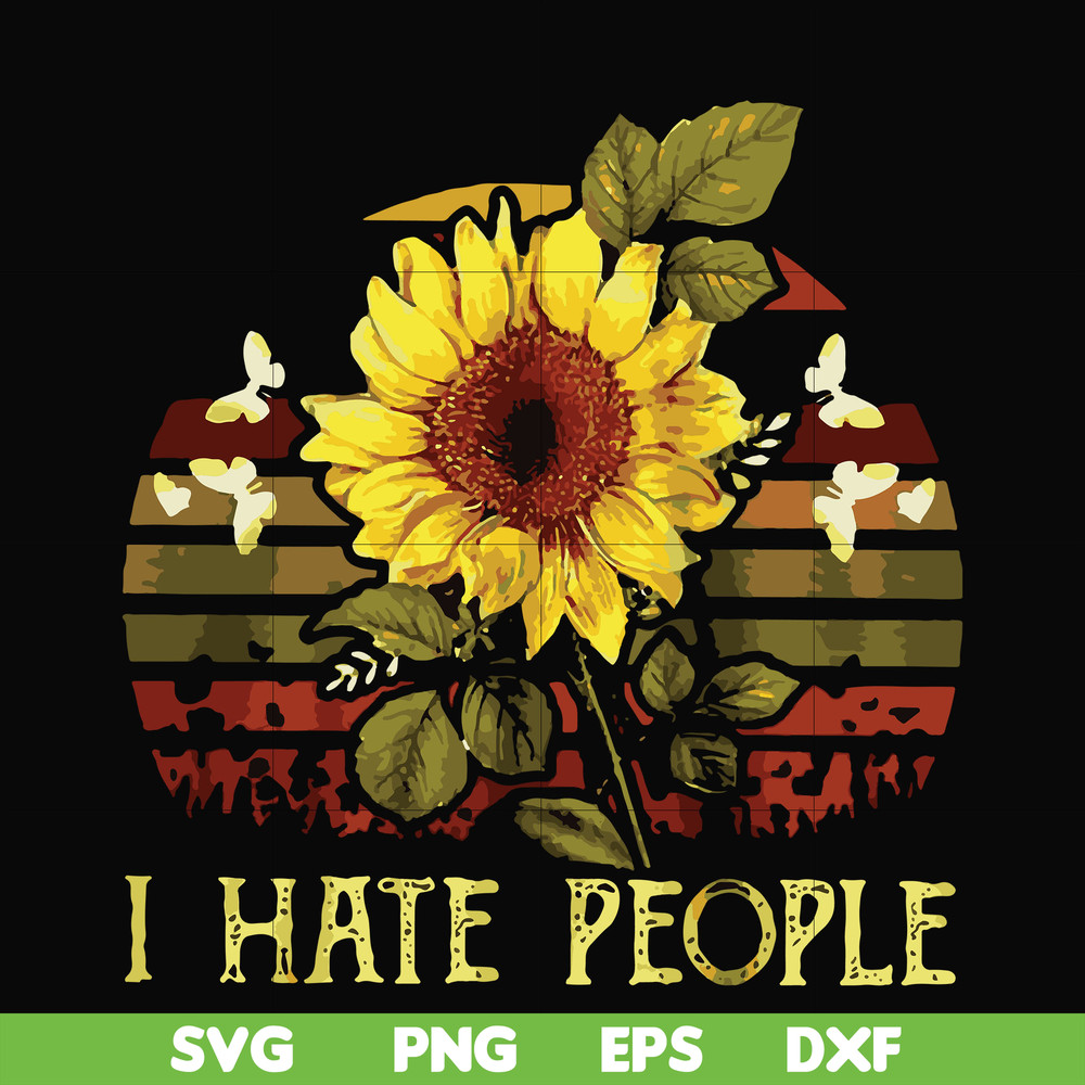 FN000565-I hate people svg, png, dxf, eps file FN000565.jpg