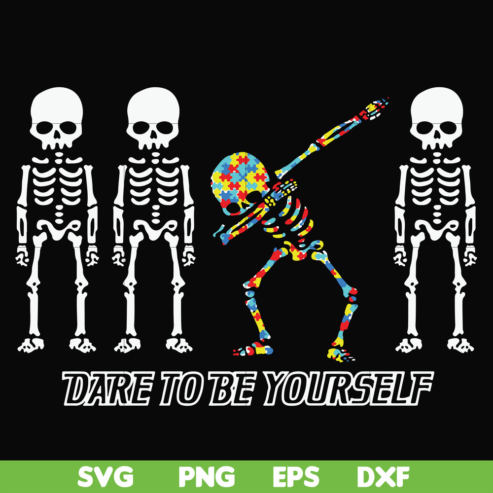 FN00057-Dare to be yourself svg, png, dxf, eps file FN00057.jpg