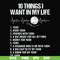 FN000623-10 things I want in my life svg, png, dxf, eps file FN000623.jpg