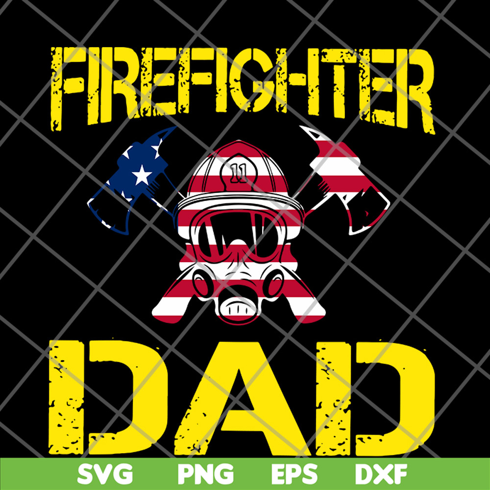 FTD03062115-Firefighter Dad US flag svg, png, dxf, eps digital file FTD03062115.jpg