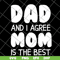 FTD09062104-Dad And I Agree Mom Is The Best – Happy Father’s Day 2021 svg, png, dxf, eps digital file FTD09062104.jpg
