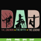 FTD1-Dad the lineman the myth the legend svg, png, dxf, eps, digital file FTD1.jpg