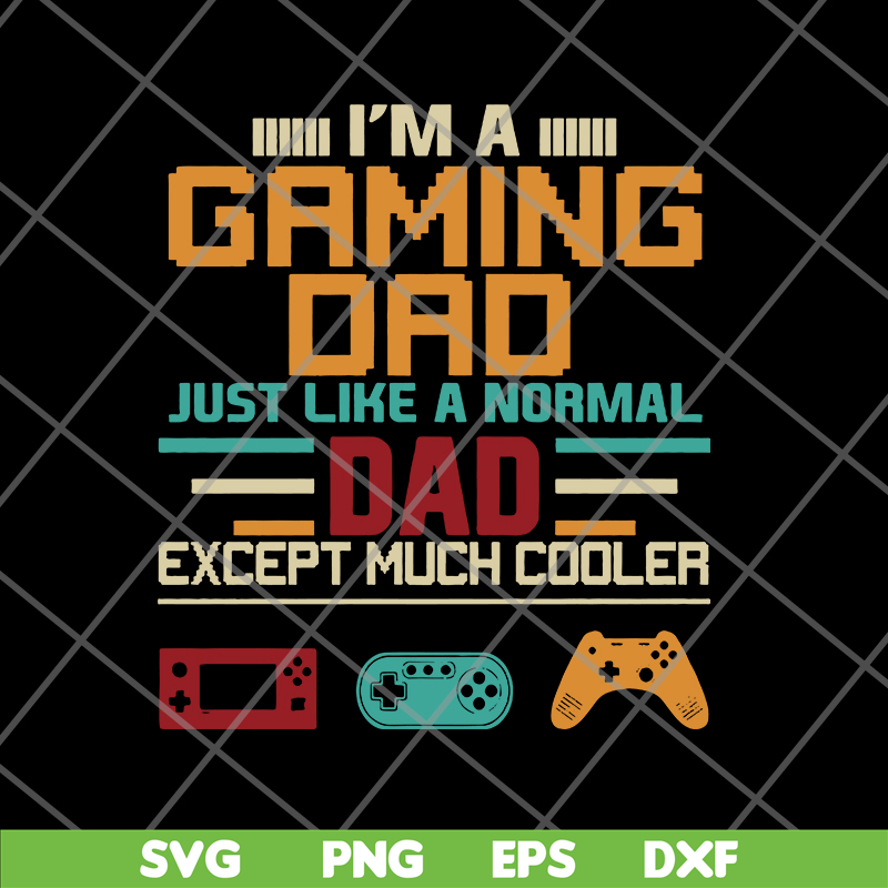 FTD10062111-Gaming Dad Cooler svg, png, dxf, eps digital file FTD10062111.jpg