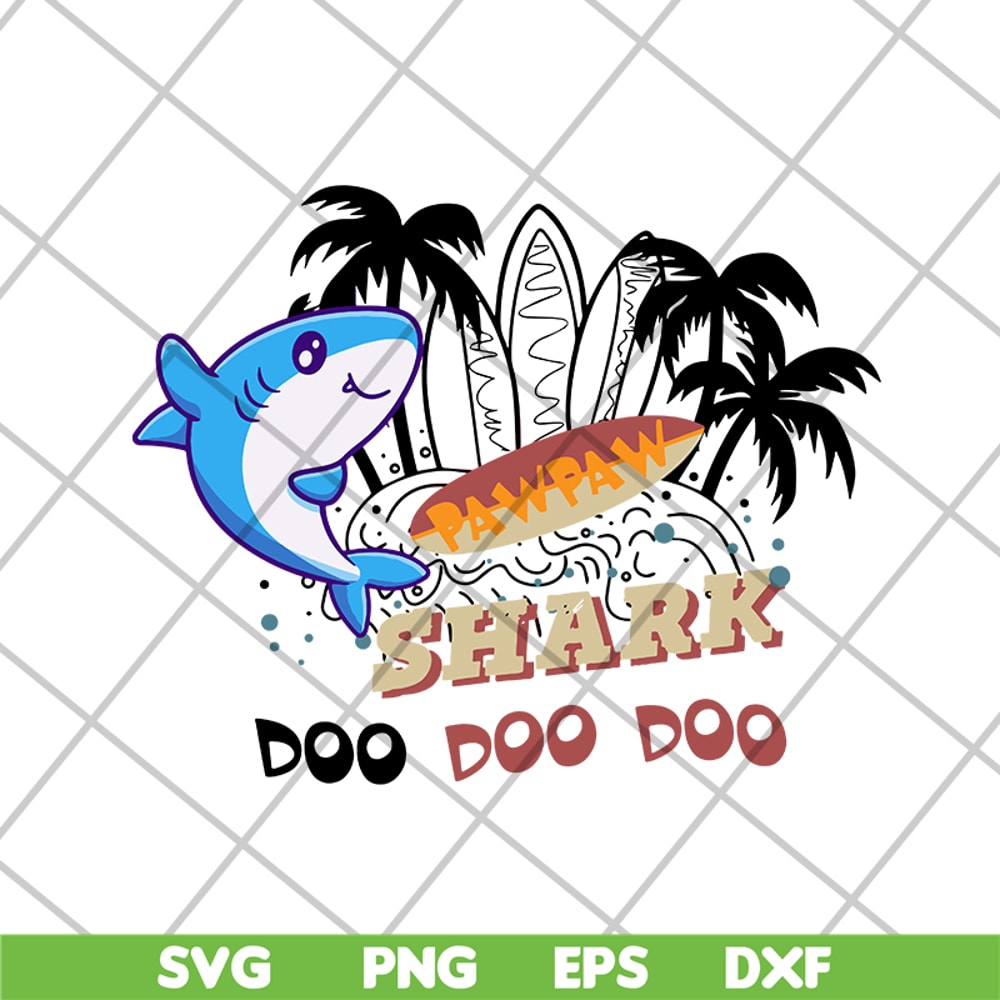 FTD18052117-doo doo shark svg, png, dxf, eps digital file FTD18052117.jpg