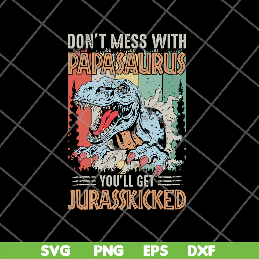 FTD24052121-Papa Saurus svg, png, dxf, eps digital file FTD24052121.jpg