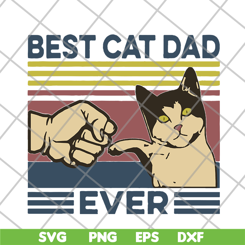 FTD26052122-BeSt cat dad ever svg, png, dxf, eps digital file FTD26052122.jpg